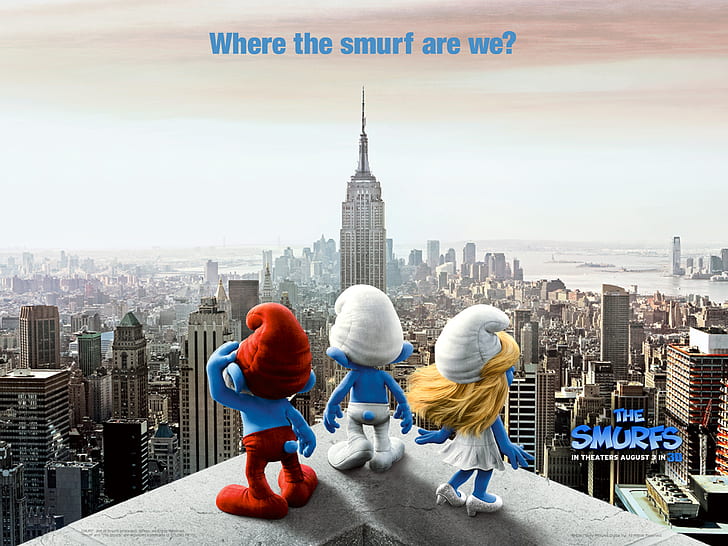 2011 The Smurfs Movie, HD wallpaper