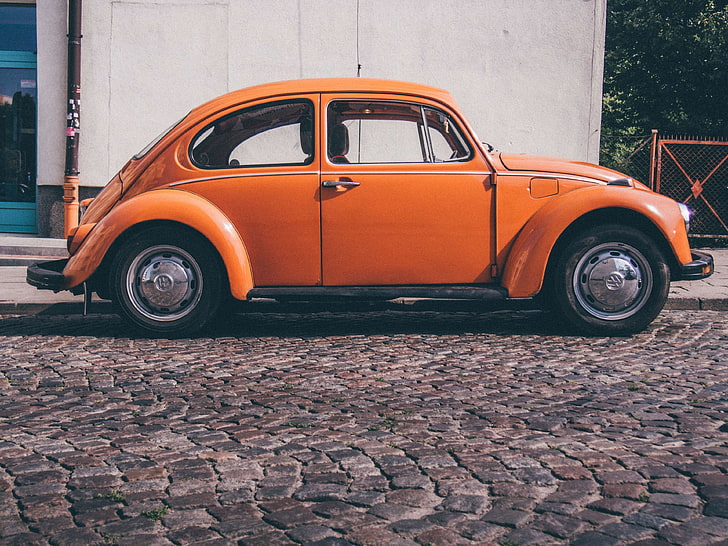 car, oldtimer, retro, vintage, volkswagen, volkswagen beetle, HD wallpaper