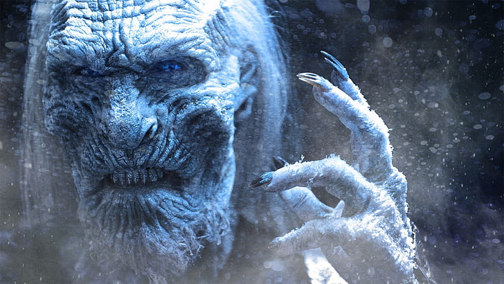 Game of Thrones Night King wallpaper, The Others, tv series, fingers