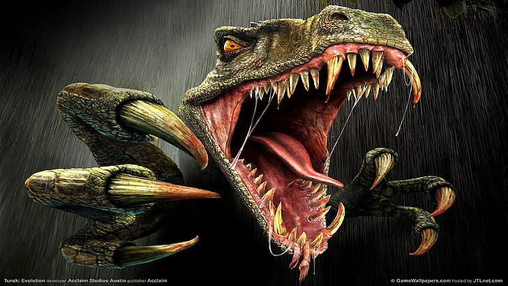 games Jurassic, t Rex, HD wallpaper