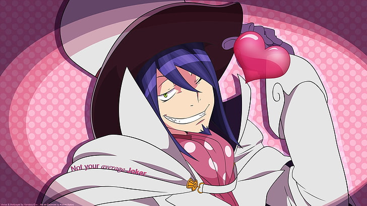 purple-haired male anime character, ao no exorcist, pheles mephisto, HD wallpaper