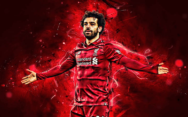Soccer, Mohamed Salah, Egyptian, Liverpool F.C., HD wallpaper