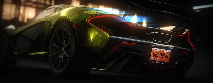green sports coupe illustration, Need for Speed: Rivals, transportation, HD wallpaper