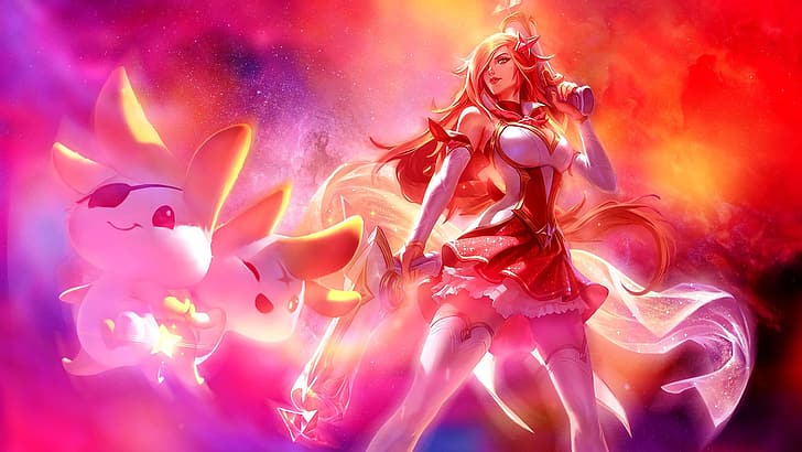 the game, LOL, League Of Legends, Miss Fortune, ryzhie hair, HD wallpaper