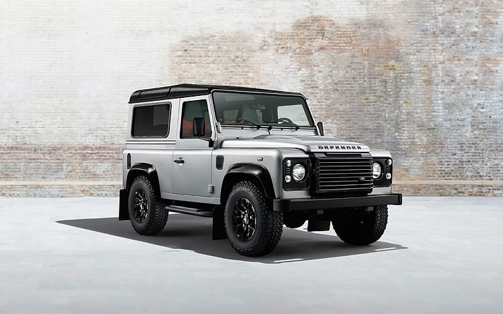 2014 Land Rover Defender, black and gray land rover, cars