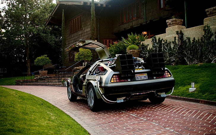 Back to the Future DeLorean DMC HD, cars