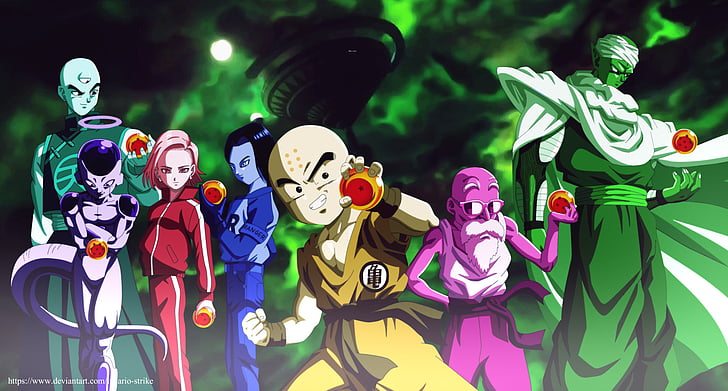 android 18, frieza, cell, android 17, perfect cell, and 13 more (dragon ball  and 6 more) drawn by wai_(y48754085)