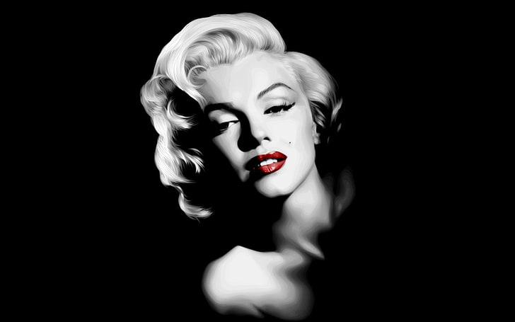 Actresses, Marilyn Monroe, Celebrity, Face, HD wallpaper