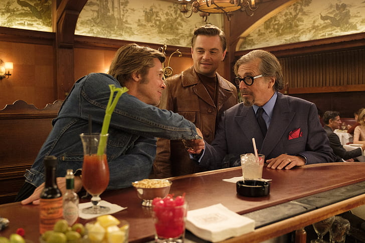 Movie, Once Upon A Time In Hollywood, Al Pacino, Brad Pitt, HD wallpaper