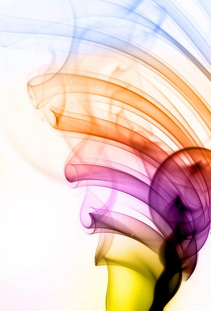 Iphone Rainbow - Colorful Smoke Wallpaper Download | MobCup