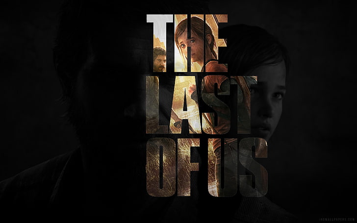 The Last of Us digital wallpaper, Ellie, Joel, video games, people