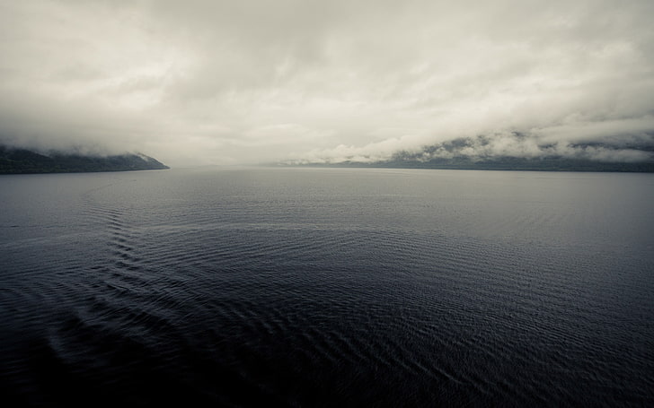 body of water, nature, photography, landscape, sea, mist, cloud - sky, HD wallpaper