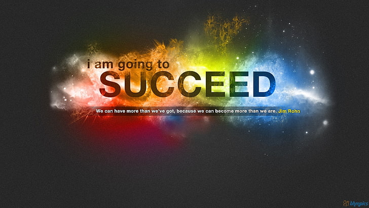 HD wallpaper: I Am Going to Succeed illustration, quote, colorful,  motivational | Wallpaper Flare