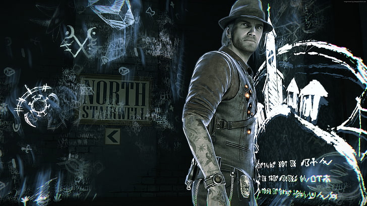 review, screenshot, gameplay, stealth, PC, PS4, Murdered Soul Suspect, HD wallpaper
