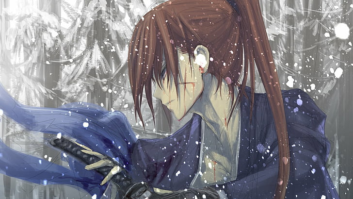 Anime, Rurouni Kenshin, one person, clothing, real people, nature