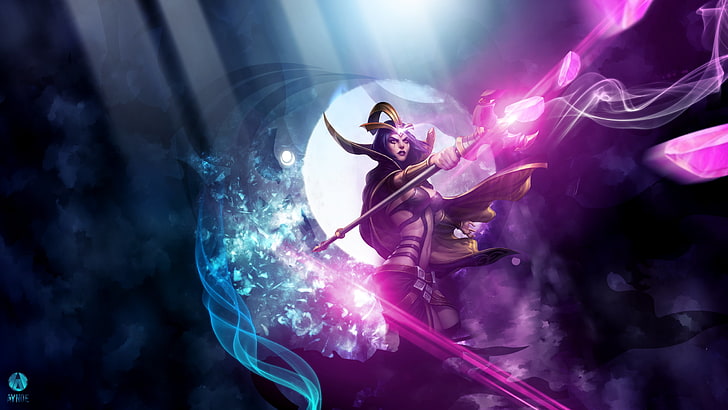 mage game character digital wallpaper, League of Legends, LeBlanc (League of Legends)