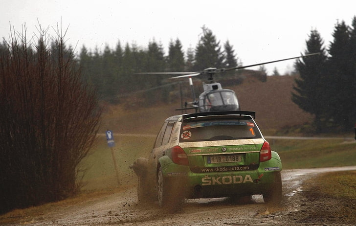 Auto, Sport, Machine, Helicopter, Race, Dirt, Car, WRC, Rally, HD wallpaper