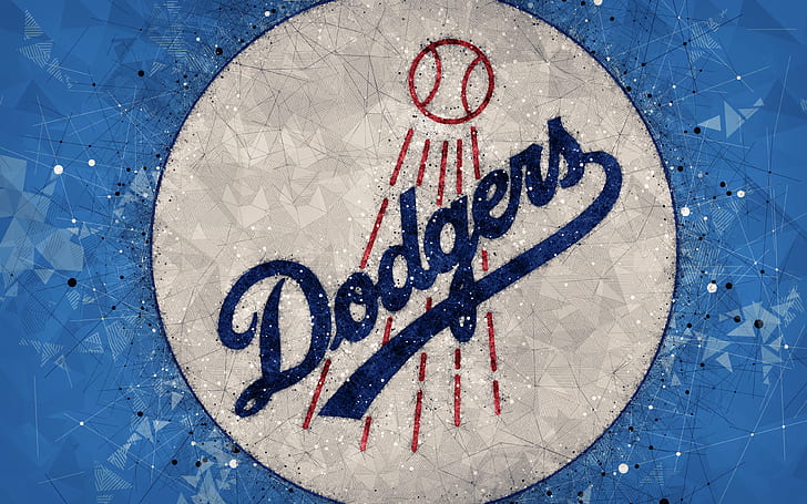 Baseball, Los Angeles Dodgers, Logo, MLB, HD wallpaper