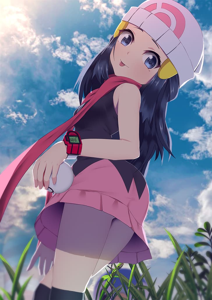 HD wallpaper: anime, anime girls, Pokémon, Dawn (Pokemon), long hair, blue  hair | Wallpaper Flare