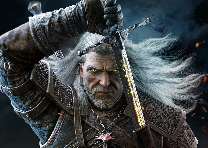 Geralt from The Witcher, The Witcher 3: Wild Hunt, video games