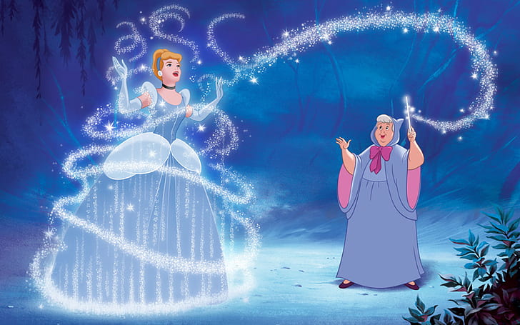 A Cinderella Story Fairy Godmother Uses Magic Cinderella Is Now Dressed In A Wonderful Dress Wallpapers Hd 2560×1600