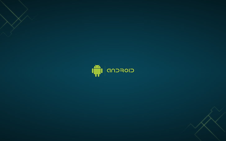 Android logo, robot, communication, text, western script, copy space, HD wallpaper