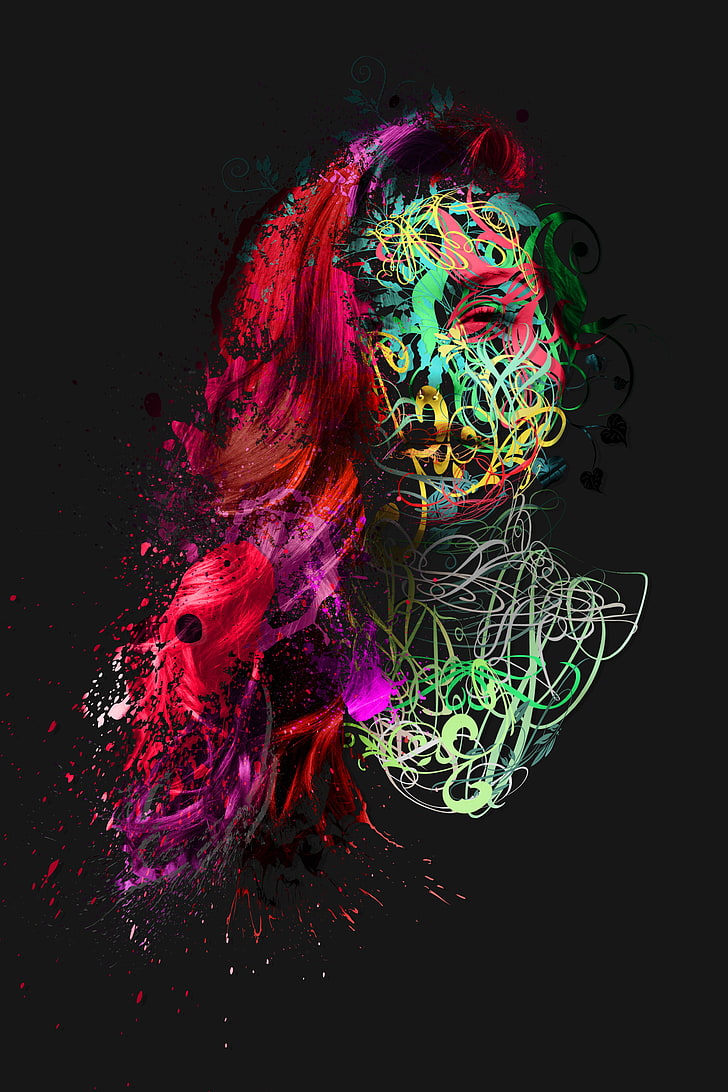 HD wallpaper: 3D Abstract, digital art, photo manipulation, Photoshop, face  | Wallpaper Flare