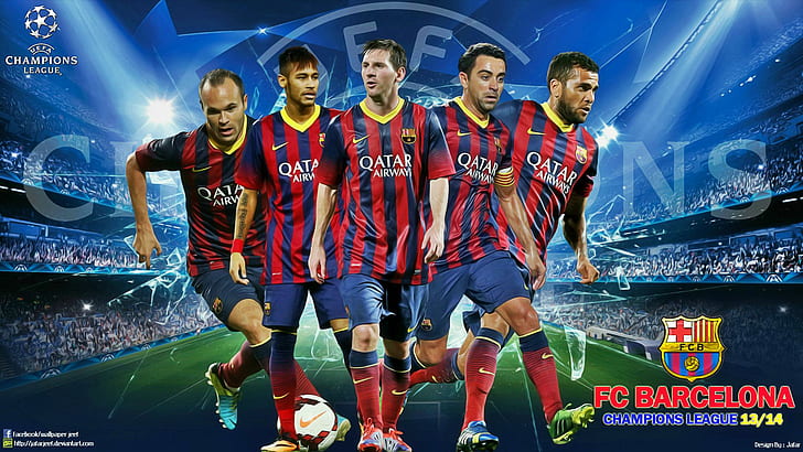 HD wallpaper: barcelona, champion League | Wallpaper Flare