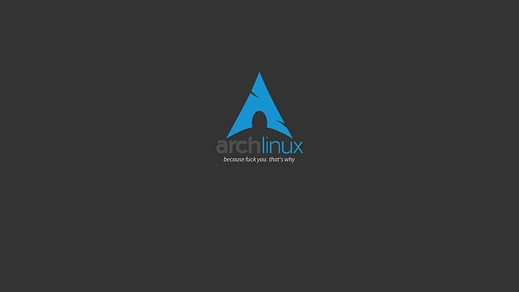 Archlinux, Arch Linux, copy space, triangle shape, communication, HD wallpaper