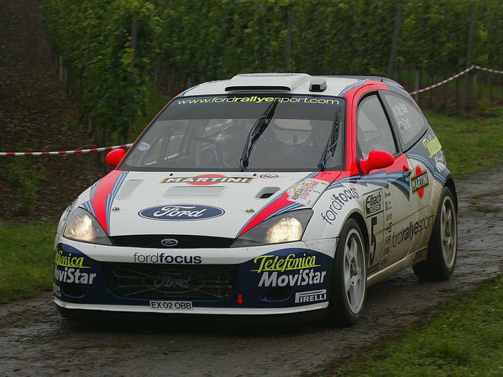 2001, focus, ford, r s, race, racing, wrc, HD wallpaper