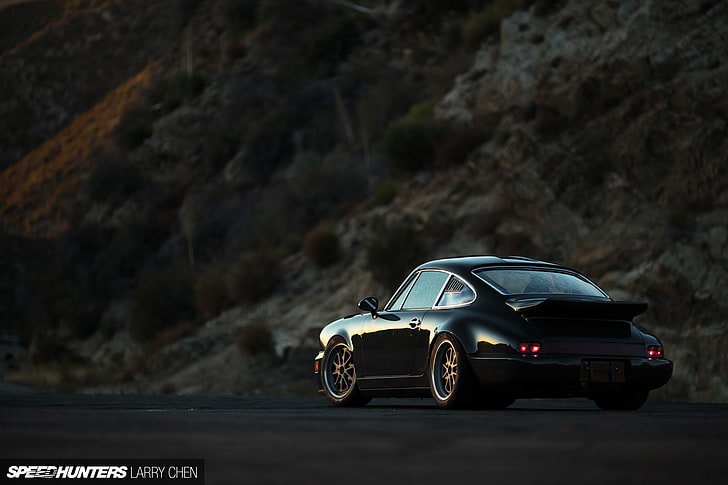 car, Speedhunters, Porsche 911 Carrera, black cars, vehicle, HD wallpaper