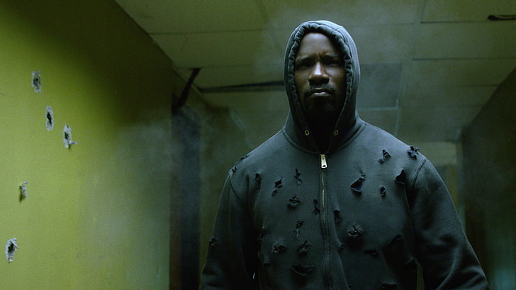 luke cage, tv shows, hd, mike colter, indoors, wall - building feature