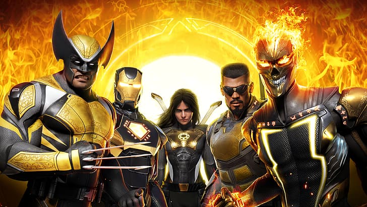 HD wallpaper: Marvel Comics, Marvel Midnight Suns, 4K, Wolverine, Iron Man  | Wallpaper Flare