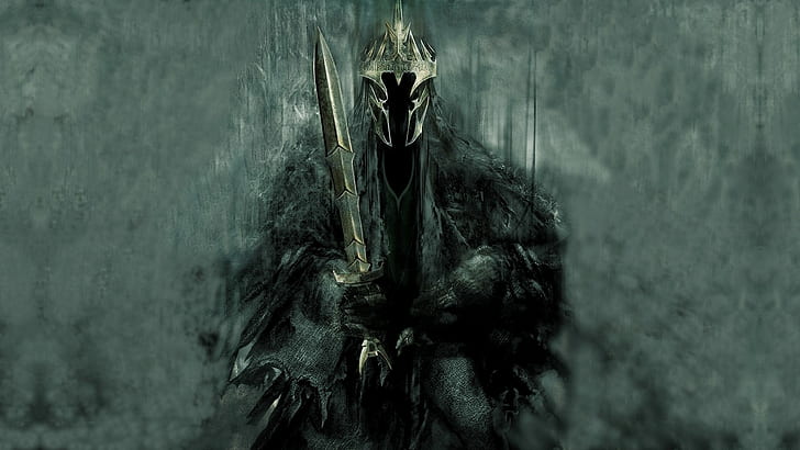 Witchking of Angmar, The Lord of the Rings, fantasy art