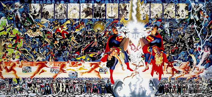 Comics, Crisis on Infinite Earths, Deadman (DC Comics), Flash, HD wallpaper