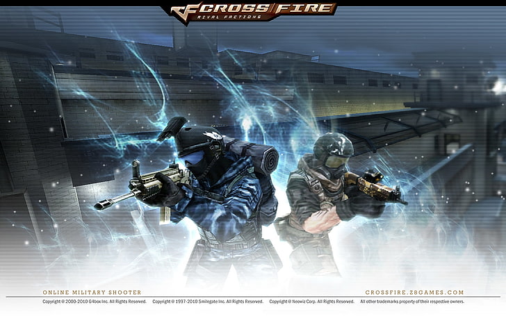 blue crossfire CrossFire Blue screen Video Games Age of Conan HD Art, HD wallpaper