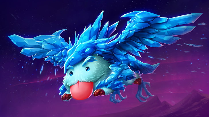 blue and teal character wallpaper, League of Legends, Anivia, HD wallpaper