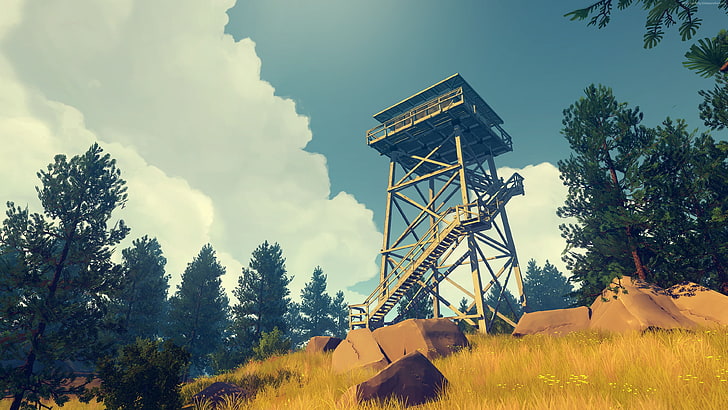 PC, quest, horror, Firewatch, PS4, Best Games, plant, tree, HD wallpaper