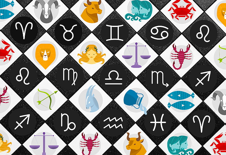zodiac sings wallpaper, zodiac signs, astrological sign, astrology, HD wallpaper