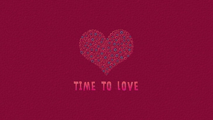 Time to Love, heart, i love you, HD wallpaper