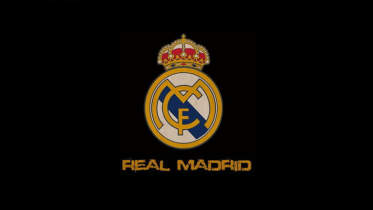 HD wallpaper: Real Madrid logo, Spain, CR7, Football club, communication, no people - Wallpaper ...