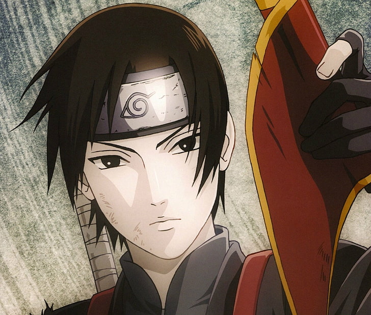 Anime, Naruto, Sai (Naruto), one person, portrait, headshot
