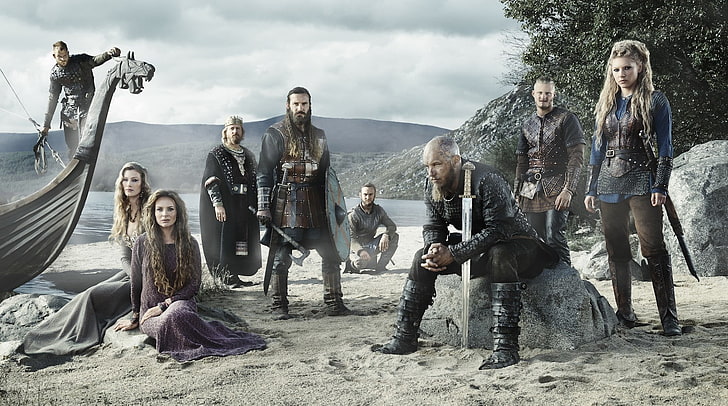 Vikings, TV, group of people, women, young adult, nature, real people, HD wallpaper