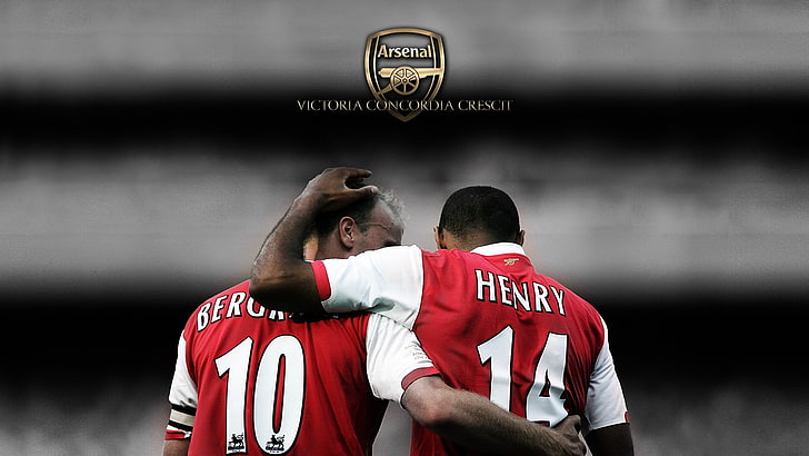 HD wallpaper: men's red and white crew-neck shirt, Arsenal Fc, London,  Thierry Henry | Wallpaper Flare