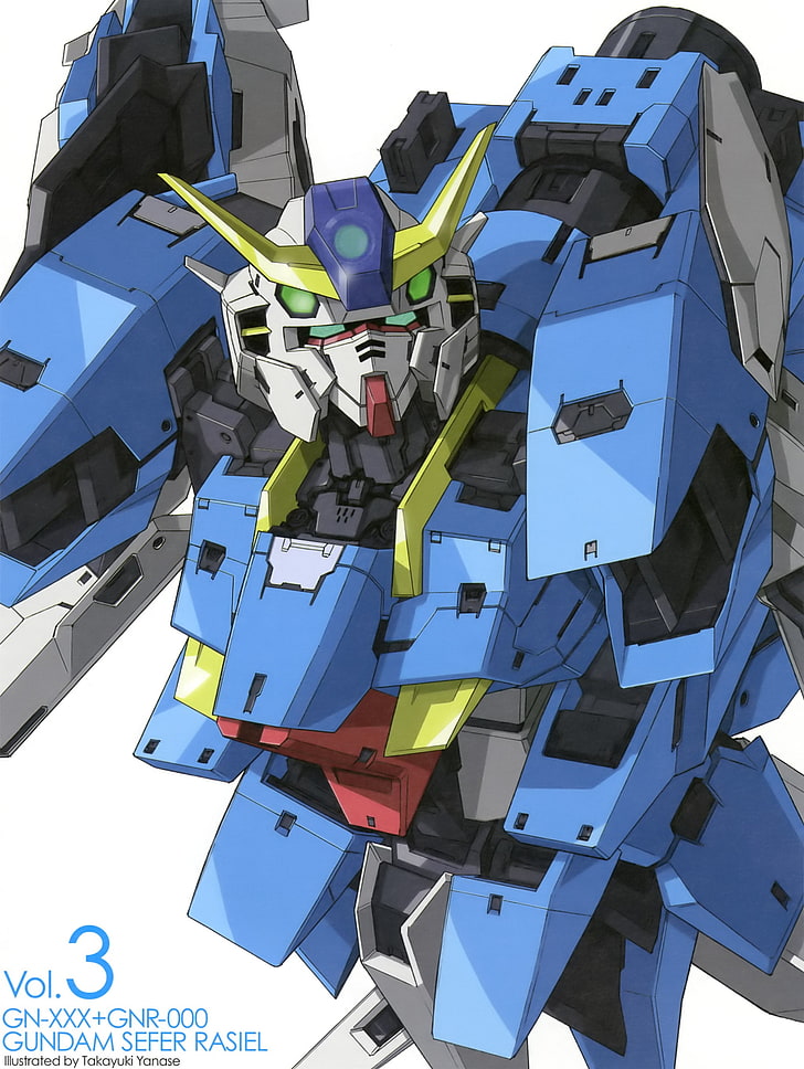 anime, Mobile Suit Gundam 00, technology, sky, no people, blue, HD wallpaper