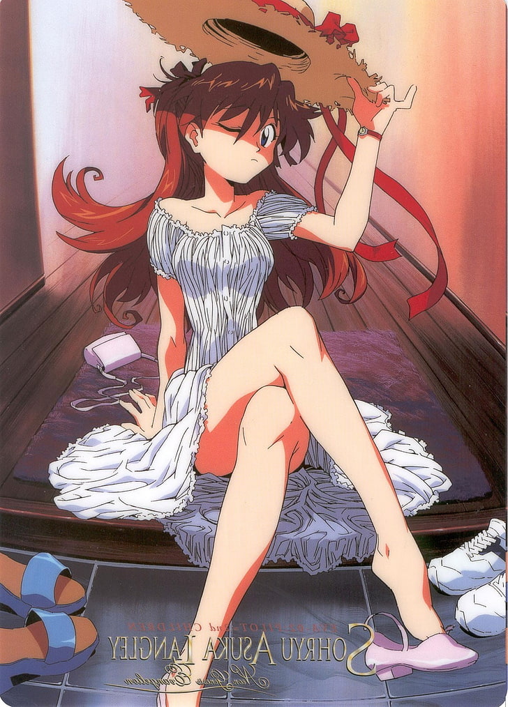 Anime Girls, Asuka Langley Soryu, Neon Genesis Evangelion, sexy anime, HD wallpaper