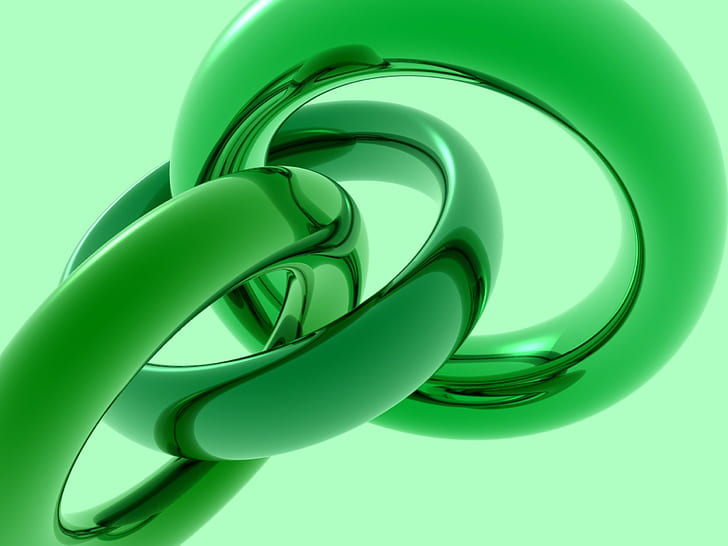 green, digital art, abstract, render, CGI, HD wallpaper