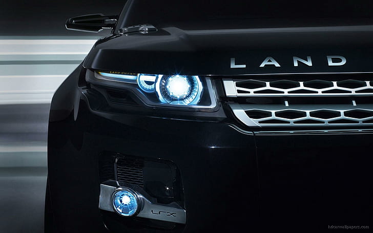 Land Rover LRX Concept Black 8, HD wallpaper