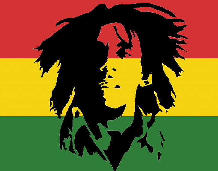 bob marley screensavers and backgrounds, yellow, colored background