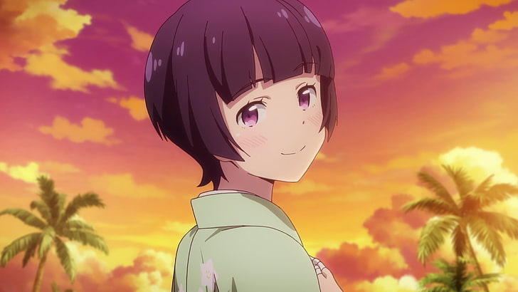 Eromanga-sensei, Senju Muramasa, anime girls, sky, sunset, cloud - sky, HD wallpaper